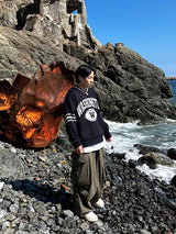 ウォッシングトーンVネックニットウェア/Washington V-neck Knitwear