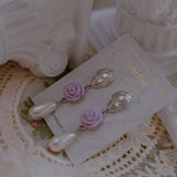 アフロディテシリーズ - ザ ローズガーデンピアス / Aphrodite Series - The Rose Garden Piercing (Violet ver.)
