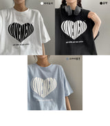 ラブハートTシャツ / Love Heart T-shirt