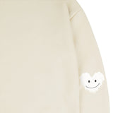 [UNISEX]エルボークラウドハートスマイルスウェットシャツ
