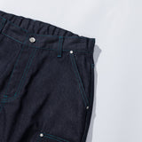 カラースティッチパネルデニムパンツ / COLOR STITCH PANEL DENIM PANTS - INDIGO