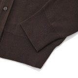 スモールチェリーエコファークロップ丈カーディガン／SMALL CHERRY ECO FUR CROP CADIGAN [BROWN]
