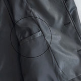 GMレザーバルーンショートジャケット/GM leather balloon short jacket (1 colors)