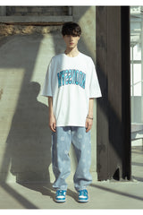 SMILE PATTERN DENIM PANTS (6565140398198)