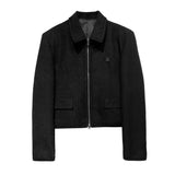 【PREMIUM/MADE】トリミングツイードクロップジャケット