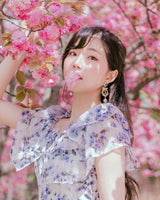 ロイヤルブルーガーデンイヤリング