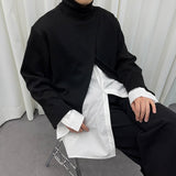 ツーウェイスリットニットウェア/OW Two-way Slit Turtleneck Knitwear (3 colors)