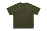 モノクロームグラフィックTシャツ / MONOCHROME GRAPHIC TEE_MELANGE KHAKI