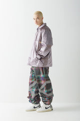 ポットXリフレクティブジョガーパンツ / BSR2223FWPT023 BSR POT-X REFLECTIVE JOGGER PANTS PURPLE CHECK