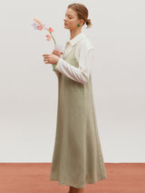 Back point layered dress - Mint (6682226589814)