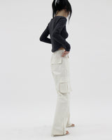 カーゴジッパーポイントパンツ / Cargo Zipper Point Pants (3color)