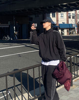 No.0547 3line sweat set ZIP-UP