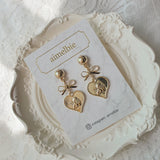 ロイヤルベイビーエンジェルイヤリング - ショート / Royal Baby Angel Earring - Short (Gold) (Kep1er Mashiro Earring)