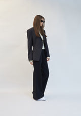 NAVY HOURGLASS STRIPE BLAZER(Copy) (6679786717302)
