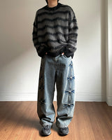 Wave Mohair Knit