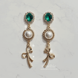 エメラルドプレッピーロイヤルピアス / Emerald Preppy Royal Piercing