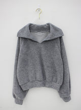 オーバーネックスウェットシャツ/over neck sweatshirt (4color)
