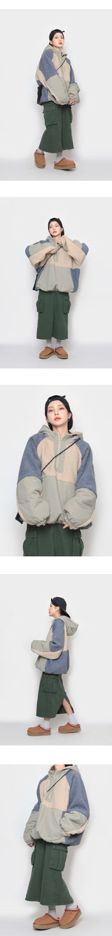 オープンカーゴロングスカート / open cargo long skirt