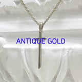 クラシック チェーン クロス ネックレス / [BLESSEDBULLET]classic chain cross necklace_vintage silver