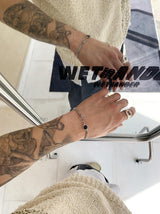 No.9553 black & white double bracelet
