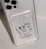 アイウォントトゥーライダウンインアメスキャットカードストレージフォンケース