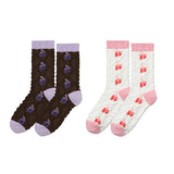 スモールチェリーパターン靴下セット／SMALL CHERRY PATTERN SOCKS SET [MULTI]