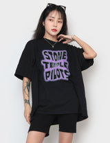ストーンテンプレートパイロットショートスリーブTシャツ / Stone Template Pilots Short-Sleeved T-Shirt