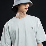 オーバーフィットマシュマロポイントショートスリーブT/OVERFIT MARSHMALLOW POINT SHORT-SLEEVED T-LIGHT GRAY