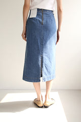 ローザデニムスカート / ROSA DENIM SK / H LINE SKIRT