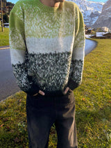 ASCLO Picture Snow Brush Knit (4color)