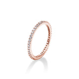 1MM プロング セッティング テニス リング / 1MM Prong Setting Tennis Ring (rosegold)
