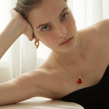 バルーンペンダントネックレス / Balloon Pendant Necklace_Red