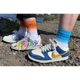 TIE-DYE HORIZONTAL LOGO SOCKS (6color) (6675696550006)