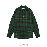LMN Royal Semi Oversized Fit Check Shirt (3 colors)