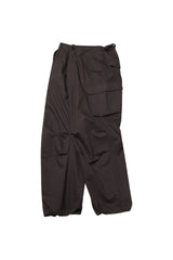 DIAGONAL CARGO PANTS_BROWN