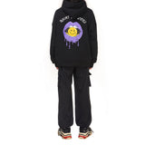 パープルリップフーディー / PURPLE LIP HOODIE black