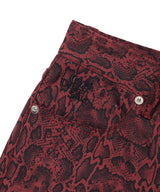 PYTHON BOOTSCUT PANTS RED(CV2DFFPA08A)
