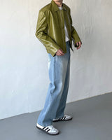ボルトコートレザージャケット / OA bolt coated leather jacket (3 colors)