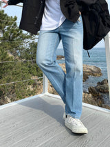 ブラッシュセミデニムパンツ/BRUSH SEMI DENIM PANTS(4COLOR)