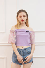 シフォンシャーリングTシャツ