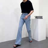 セミロングブーツカットデニムパンツ / Semi Long Bootcut Denim Pants