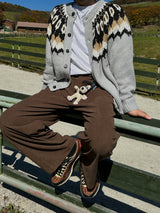 ASCLO Nordic Knit Cardigan (2color)