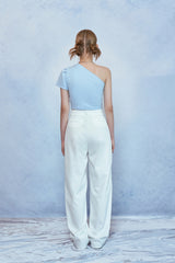 HIDE Pintuck Pants (White) (6570992435318)