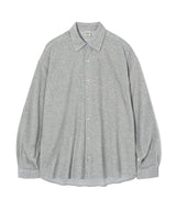 テリー コットン シャツ S104 / Terry Cotton shirt S104 Cloud Melange
