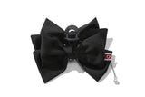 リボンヘアクロークリップ / RIBBON HAIR CLAW CLIP_BLACK