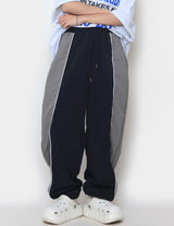 ツートーンカラードストリングパンツ / two-tone colored string pants