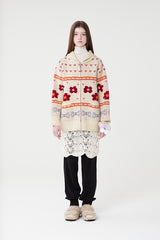 カウチンウールショールカラーカーディガン／COWICHAN WOOL SHAWL COLLAR CARDIGAN [IVORY]