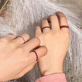 レターリング2 / [CCNMADE] LETTER RING 2 (Wine)