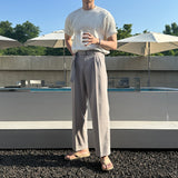 ブリーンケーブルラウンドショートスリーブニット