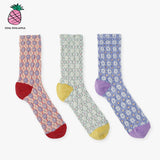 FRENCH EMBROI SOCKS (3PIECE 1SET) (6627442622582)